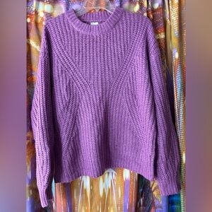 Cozy purple sweater 💜